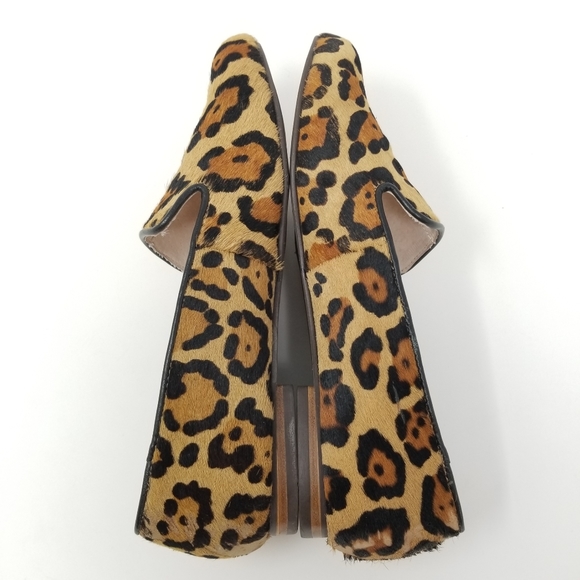 Steven by Steve Madden Leopard Pony Hair Loafers 7 - Picture 6 of 8